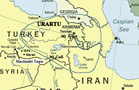 Location of Hacinebi Tepe