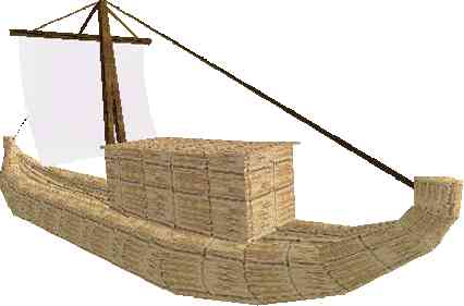 A reed boat